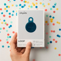 Bluetooth Tracker - Chipolo LOOP, Rechargeable, Silicone Loop, Navy