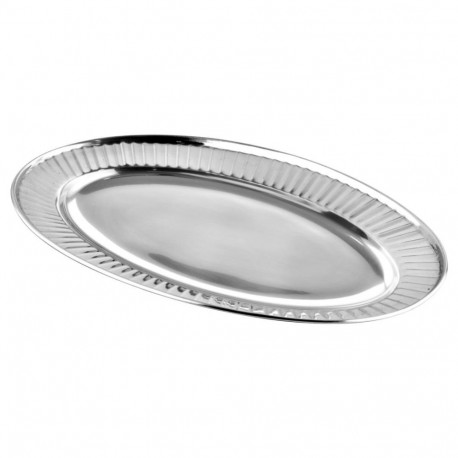 Kinghoff ovaalne terasest kandik 30cm