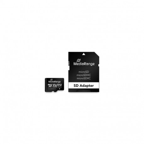 MEMORY MICRO SDXC 512GB UHS-1/W/ADAPTER MR947 MEDIARANGE