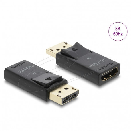 aktiivne DisplayPort 1.4–HDMI-adapter 8K HDR-funktsiooniga