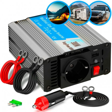 Extralink Car voltage converter OPIM-300W 12V, 300W modified sinus