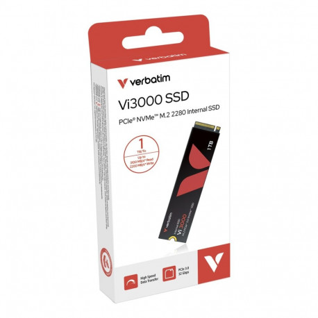 Verbatim ssd-ketas Vi3000 PCIe NVMe M.2 1TB