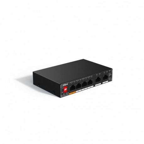 DAHUA Switch||SG1006P|Switch type Unmanaged|6xRJ-45 ports|RJ-45 Ports Type Gigabit Ethernet (10/100/
