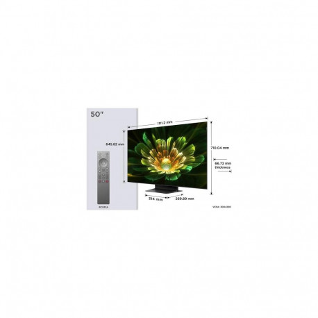 TCL teler 50" C79K – 4K QD Mini-LED Google TV