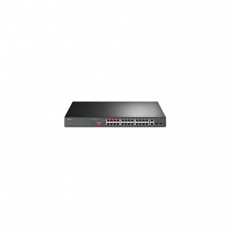 TP-Link 24-Port 10/100Mbps + 2-Port Gigabit Unmanaged PoE+ Switch