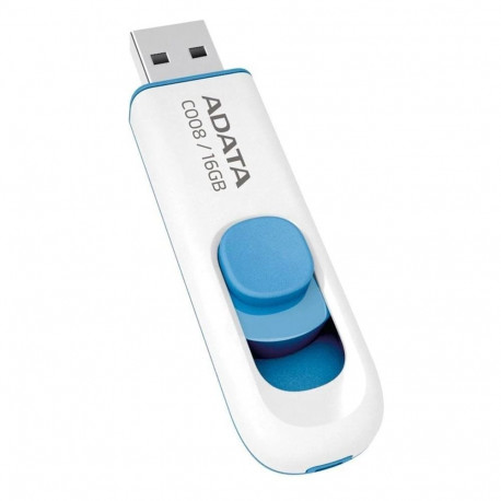 ADATA C008 USB flash drive 16 GB USB Type-A 2.0 Blue  White