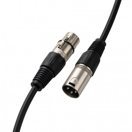 XLR Audio Cable - Lindy 35703 3m Black XLR Cable