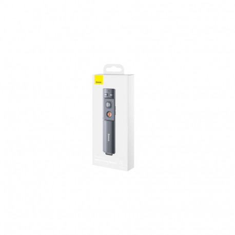 Baseus Laser Wireless Presenter Orange Dot Remote controller (Red Laser)(Charging version) 100m remo