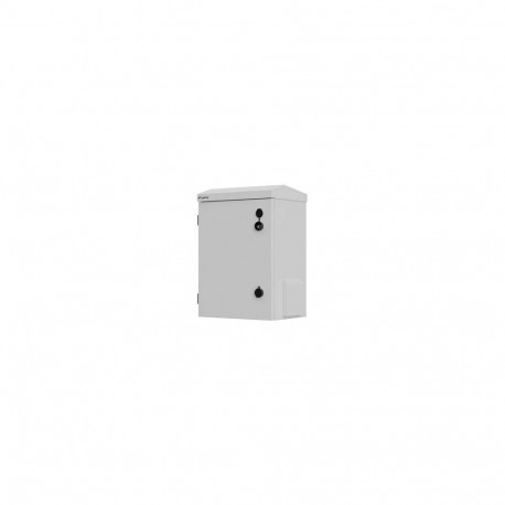 Lanberg Rack Cabinet 10" Wall/Pole-Mount IP55 Hermetic 340X250X500, Grey (Assembled) | Lanberg