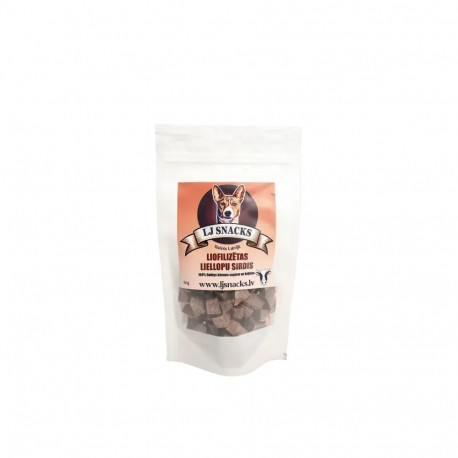 LJ Snacks Freeze-Dried Beef Hearts 50 g