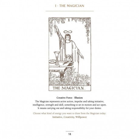 Tarot Book - Lo Scarabeo Tarot: A Card a Day Book, 256 Pages, English, 21.5 × 14.5 × 2 cm