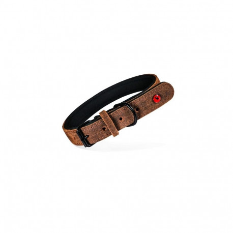 Pet Collar - ZOLUX Komfort Leather 30 cm Bronze