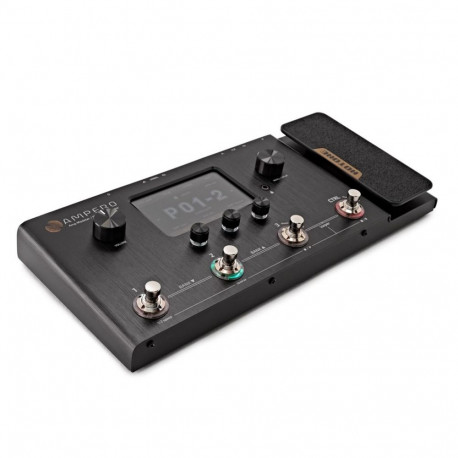 Guitar Multi-Effects Processor - Hotone Ampero MP-100 Gold, Black