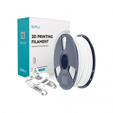 3D Printing Filament - Sunlu ABS 1.75mm Durable Material For Functional Parts White