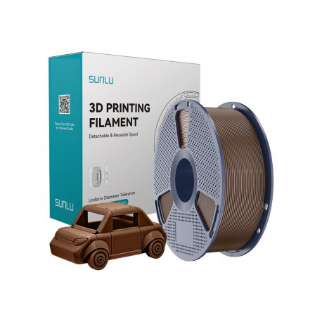 Filament - Sunlu PETG 1.75mm 1kg Coffee Brown