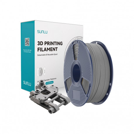 3D Printing Filament - Sunlu ABS Filament, High Mechanical Strength, Impact Resistant, Gray