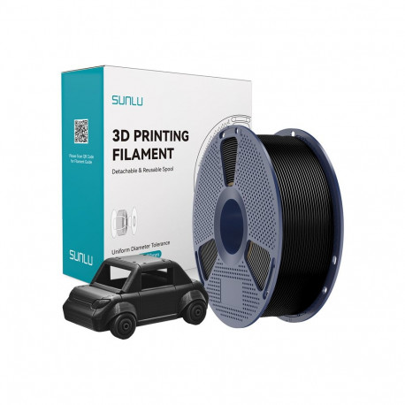 3D Printing Filament - Sunlu PETG 1.75mm 53 MPa Black