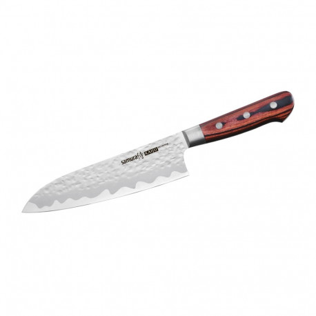 Samura santoku nuga Kaiju 18cm AUS-8 terasest, mahagonipuidust käepidemega