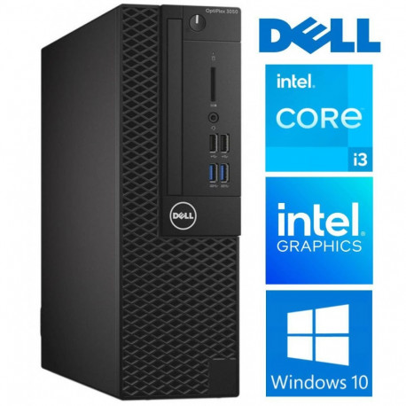 DELL 3050 SFF i3-7100 8GB 256SSD+160GB HDD WIN10Pro