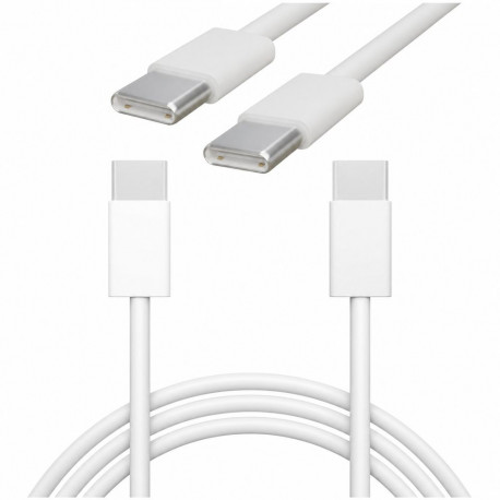 USB-C–USB-C kaabel 66-186# 240W 1,0m, valge