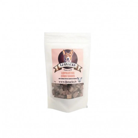 LJ Snacks Freeze-Dried Pork Heart 50 g