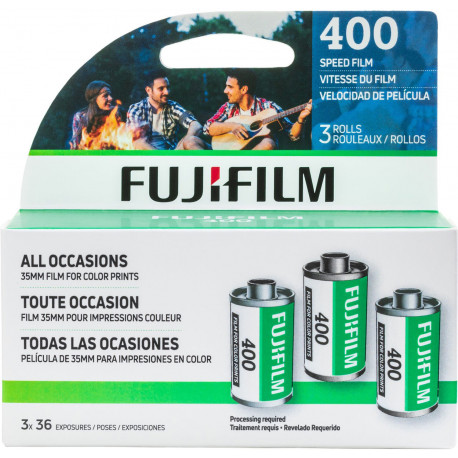 Fujifilm film 400/36x3 (avatud pakend)