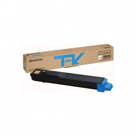"Kyocera Toner TK-8115C Cyan bis zu 6.000 Seiten gem. ISO/IEC 19798"