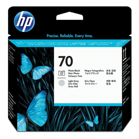 "HP Printhead No 70 HP70 HP 70 Black Schwarz + Light Grey (C9407A)"