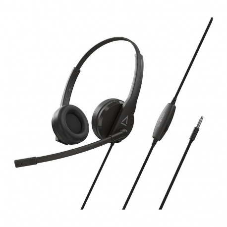 Creative Labs HS-230, must, 3,5mm pistik, USB-A