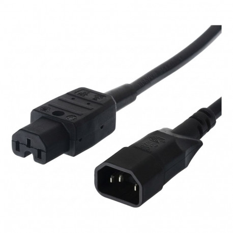 Bachmann toitekaabel IEC320 C14 - IEC320 C15 must 1,5m