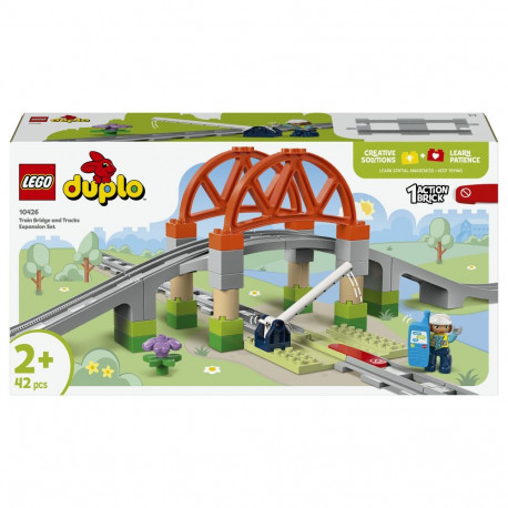 "LEGO 10426 DUPLO Town Eisenbahnbrcke und Schienen - Erweiterungsset"