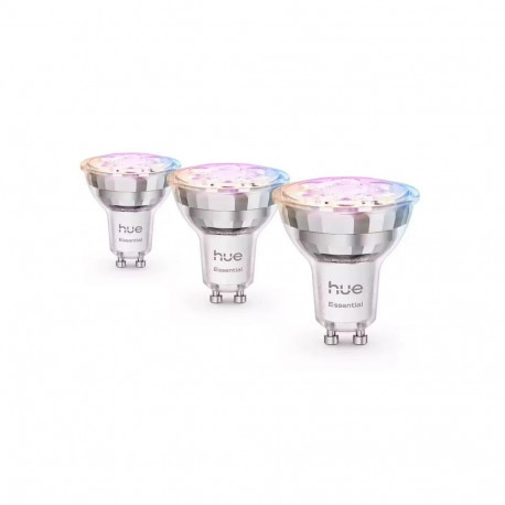Philips Hue nutikas kohtvalgusti Essential, valge ja värviline valgus GU10 345lm, 3 tk
