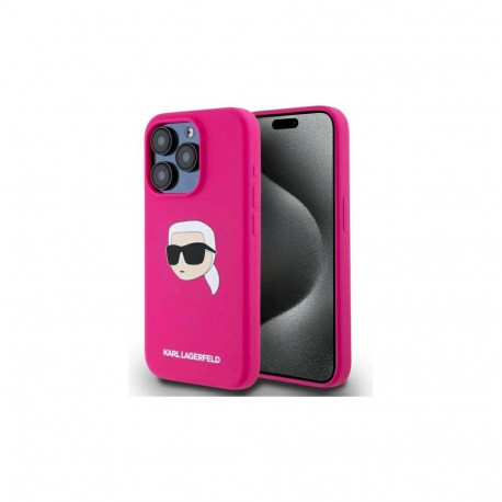 Karl Lagerfeld kaitseümbris KLHMP15XSKHPPLF iPhone 15 Pro Max 6.7", MagSafe, Karl Lagerfeldi peamust