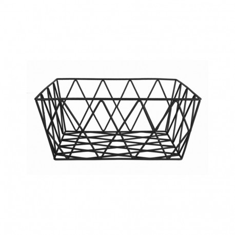KLEINE WOLKE Slack Bathroom Basket, Matt Black
