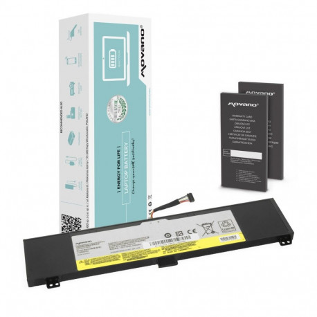 Lenovo aku L13M4P02 Y50-70, Y50-80, Y70-70 jaoks – 7400mAh (54Wh)