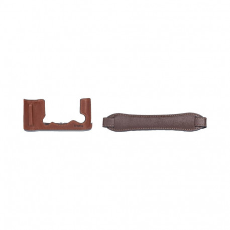 SmallRig 4710 Leather Half Case Kit for Fujifilm X-T50 Brown