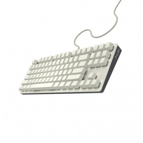 Datora tastatūra Nubi NK87 G3MS Sapphire Switch  US White