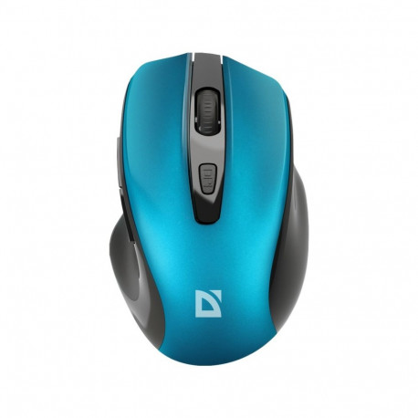 Wireless Mouse - Defender Prime 52054 Turquoise 1600 DPI 5 Buttons Silent Clicks USB-A Nano Receiver