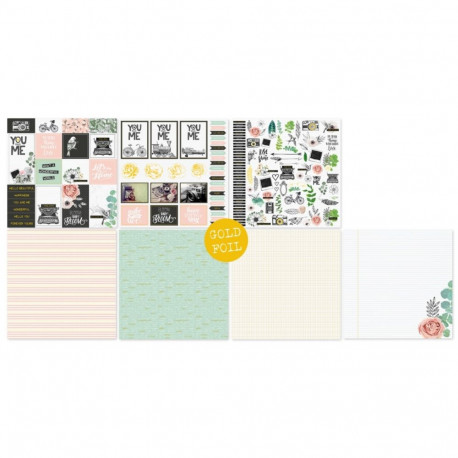 Scrapbooking Paper - FUJIFILM VINTAGE 30.5 × 30.5 cm, 30 Sheets, 15 Designs