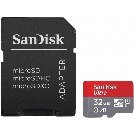 SanDisk mälukaart microSDHC 32GB Ultra 98MB/s A1 + adapter