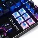MODECOM Mechanical Keyboard VOLCANO Lanparty RGB (OUTEMU Blue Switch) US layout