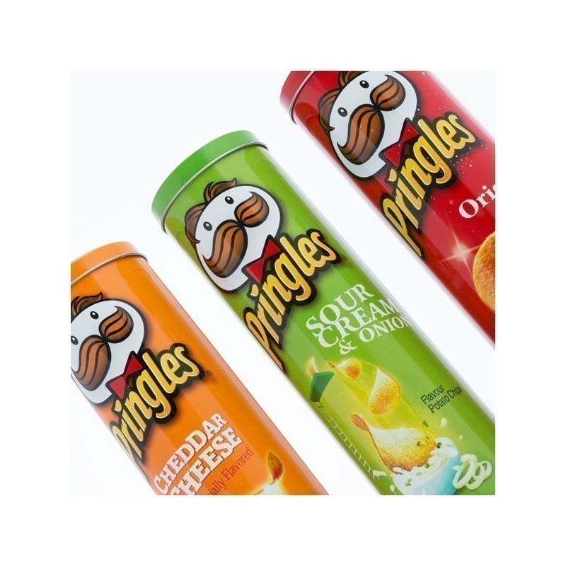 Pringles Metal Tin (Red) - Jars & containers - Photopoint
