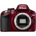 Nikon D3200 + 18-55 VR II Kit, red