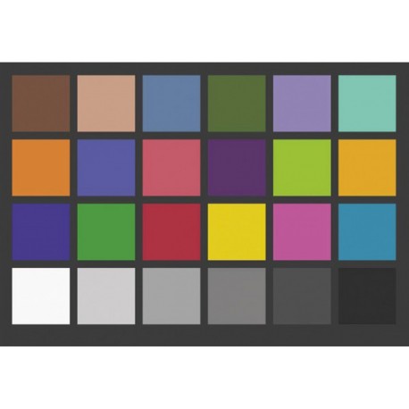 BIG color test card + CD for displays (486010)