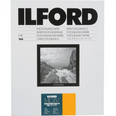 Ilford papīrs 12.7x17.8cm MGIV 25M satīna 100 lapas (1771912)