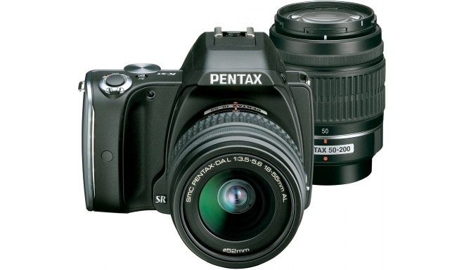 Pentax K-S1 + 18-55mm + 50-200mm komplekts, melns