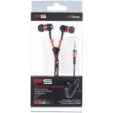 Omega Freestyle zip earphones FH2111, red
