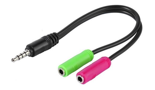 Vivanco cable 3.5mm - 2x3.5mm 0.1m (45499)