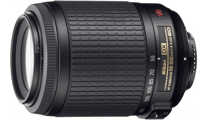 Nikon AF-S DX Nikkor 55-200mm f/4-5.6G IF-ED VR objektiiv