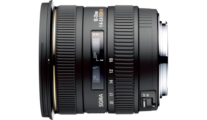 Sigma AF 10-20mm f/4.0-5.6 EX DC HSM lens for Nikon